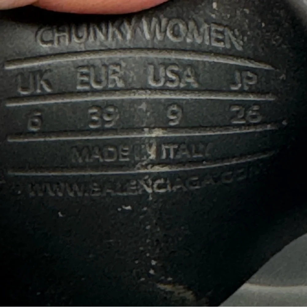 Balenciaga Logo-embossed rubber flatform chunky slides Black 39 Or US 9 - Picture 7 of 8